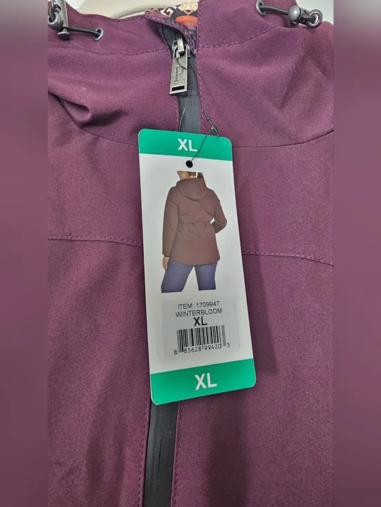 Pendleton Winterbloom Jacket XL NWT Waterproof Hooded Coat Plum Boho Outdoor - Picture 4 of 9